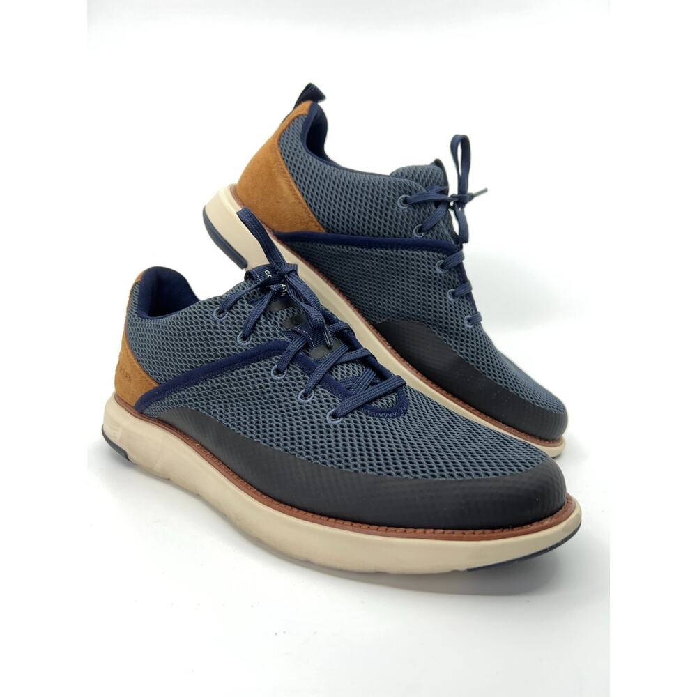 Cole Haan Grand Atlantic Men’s Knit Sneakers Marine Blue 9.5M